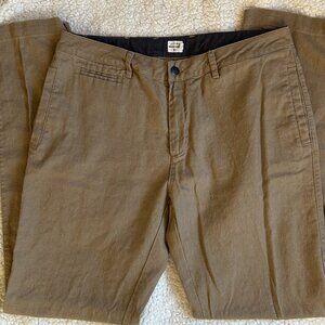 Bridge & Burn Mens Linen Cotton Blend Pants